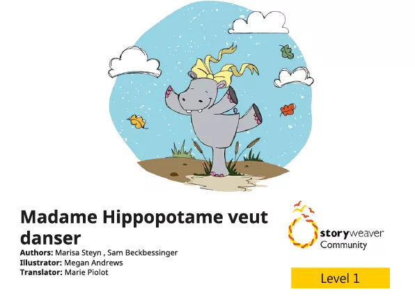 Cover thumbnail - Madame Hippopotame veut danser