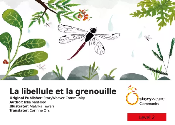 Cover thumbnail - La libellule et la grenouille