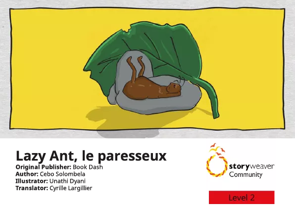 Cover thumbnail - Lazy Ant, le paresseux