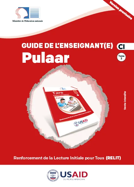 Guide de l'enseignant(e) CI - Pulaar - Tome 2